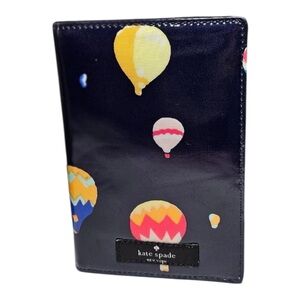 Kate Spade Daycation Hot Air Balloon Passport Holder - Navy Up, Up & Away